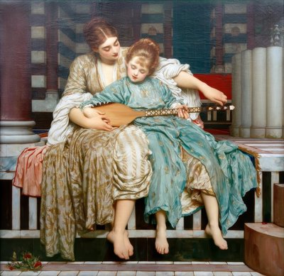 Clase de música de Frederic Lord Leighton