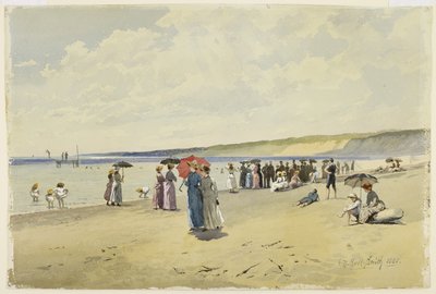 La playa, 1888 de Frederic Marlett Bell Smith