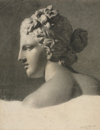 Estudio de un molde de yeso a la bosse, 1806 de Frederic Millet