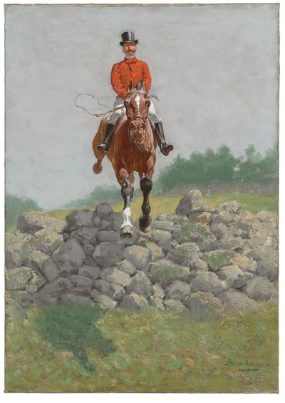 Un hombre cazador de Frederic Remington
