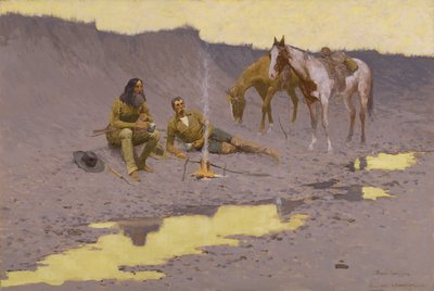 Un nuevo año en el Cimarrón de Frederic Remington