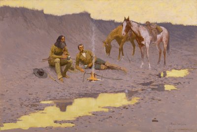 Un Año Nuevo en el Cimarrón de Frederic Remington