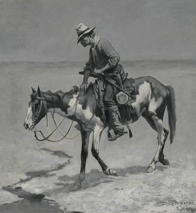 Un pony de Texas, 1889 de Frederic Remington