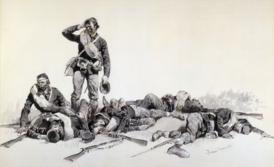 Después de la batalla de Frederic Remington