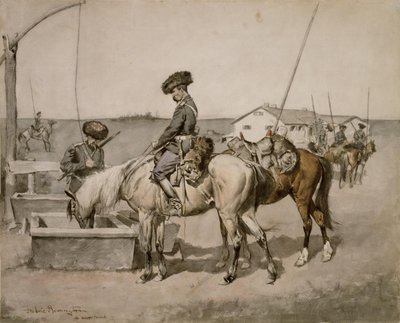 Un cosaco de Amoor de Frederic Remington