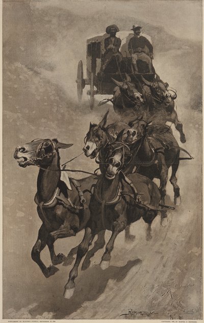 Una ambulancia de correo del ejército, de Harper