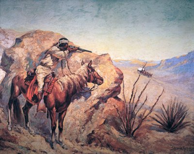 Emboscada Apache de Frederic Remington