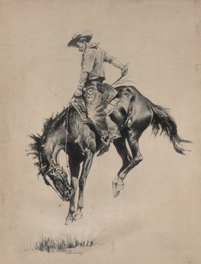 Cazador de broncos de Frederic Remington