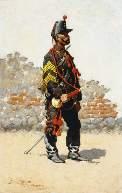 Corneta de la caballería, 1889 de Frederic Remington