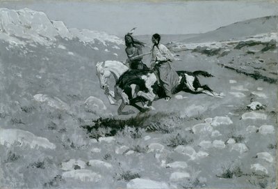 Ceremonia del caballo más rápido de Frederic Remington