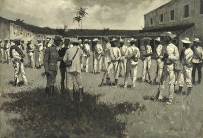 Desmantelamiento del ejército de Gómez de Frederic Remington