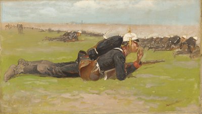 Ejercicio de campo para la infantería prusiana de Frederic Remington