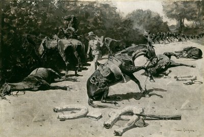 Cómo los Caballos Murieron por su País en Santiago de Frederic Remington