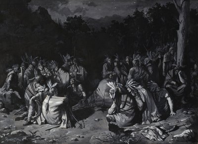 Reunión india de Frederic Remington