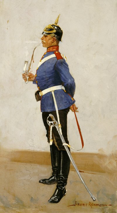 Oficial de infantería, uniforme de gala de Frederic Remington
