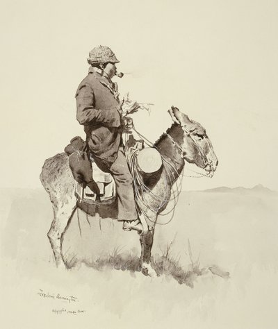 El hombre de Jack William, Un Sancho Panza Moderno de Frederic Remington