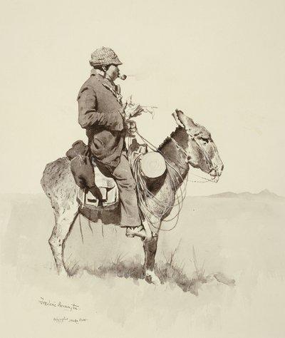 El hombre de Jack William, Un Sancho Panza Moderno de Frederic Remington