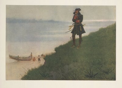 La Salle de Colliers Weekly, pub. 1906 de Frederic Remington