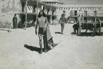 Nada más que miradas alegres siguieron al murciélago de Frederic Remington