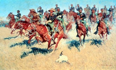 En las llanuras del sur, 1907 de Frederic Remington