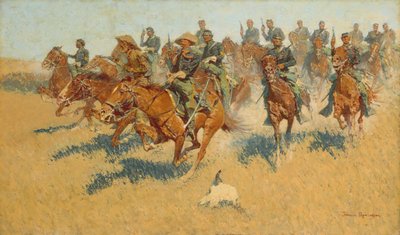 En las llanuras del sur, 1907 de Frederic Remington