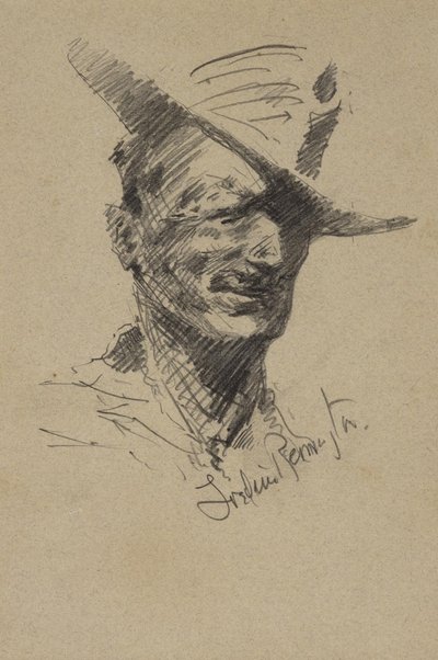 Autorretrato de Frederic Remington