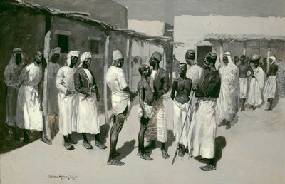 Mercado de esclavos de Frederic Remington