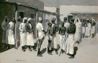 Mercado de esclavos de Frederic Remington