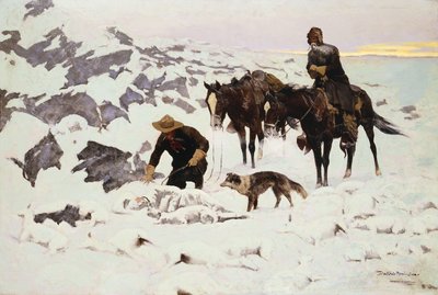 El Pastor Congelado de Frederic Remington