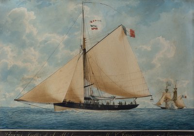 Pluvier, Cutter de S.M. Encargado por MR. V. Sance de Frederic Roux