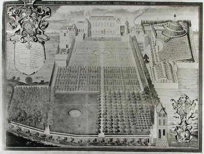 El jardín de plantas medicinales del rey, 1636 de Frederic Scalberge