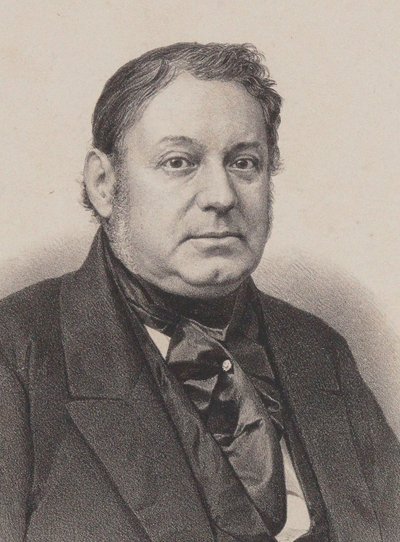 Retrato del pianista y compositor Amédée Méreaux 1802-1874 de Frederic Sorrieu