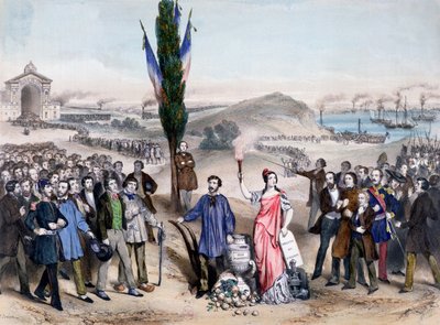 Sufragio universal, 1850 de Frederic Sorrieu