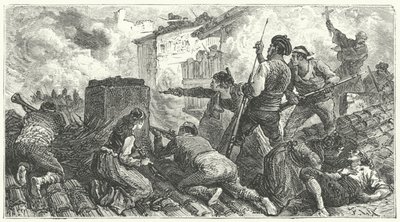Defensa de Zaragoza contra los franceses de Frederic Theodore (after) Lix