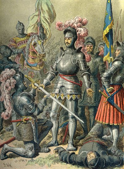 Francisco I en Pavía (1525), derrota en la que cayó prisionero de Frederic Theodore (after) Lix