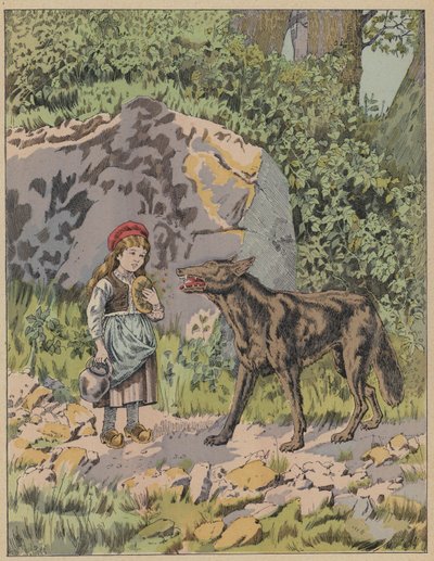 Le Petit Chaperon Rouge de Frederic Theodore (after) Lix