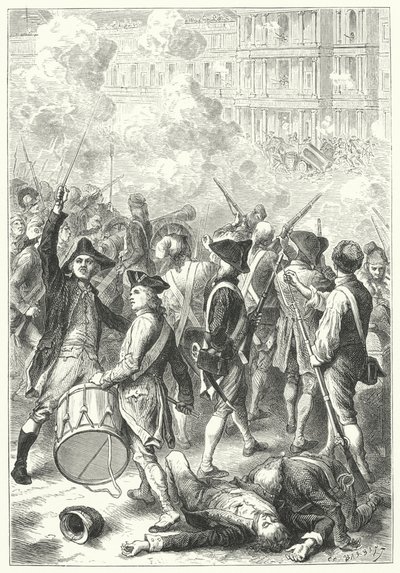 Asalto al Palacio de las Tullerías por los sans-culottes de Frederic Theodore (after) Lix