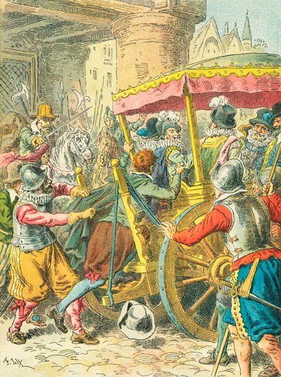 Asesinato del Rey Enrique IV de Francia de Frederic Theodore Lix