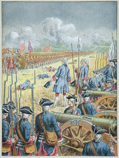 Batalla de Fontenoy el 11 de mayo de Frederic Theodore Lix