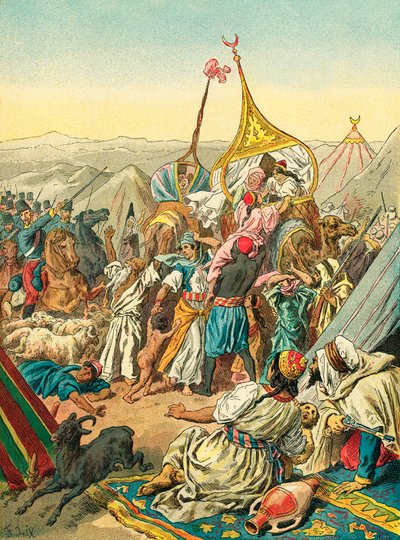 Captura de la tribu de Abd El Kader de Frederic Theodore Lix
