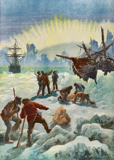 Descubrimiento de los restos del buque noruego the ripple de Frederic Theodore Lix