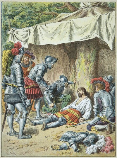 Caballero Bayard murió el 30 de abril de 1524 en Romagnano de Frederic Theodore Lix