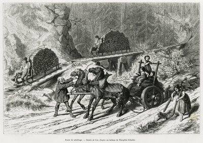 Camino de Schlittage de Frederic Theodore Lix