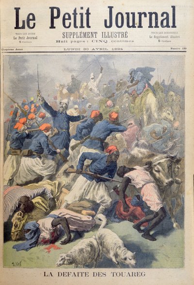 La Derrota de los Tuaregs, portada de 