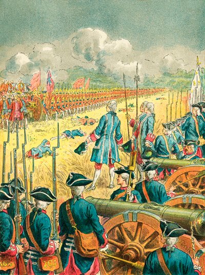 La batalla de Fontenoy de Frederic Theodore Lix