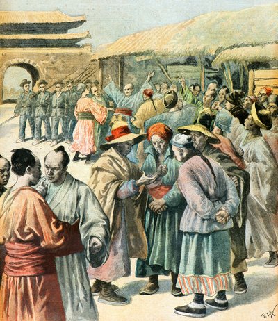 El comienzo de la guerra campesina en Corea de Frederic Theodore Lix