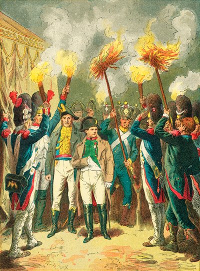 La víspera de la batalla de Austerlitz de Frederic Theodore Lix