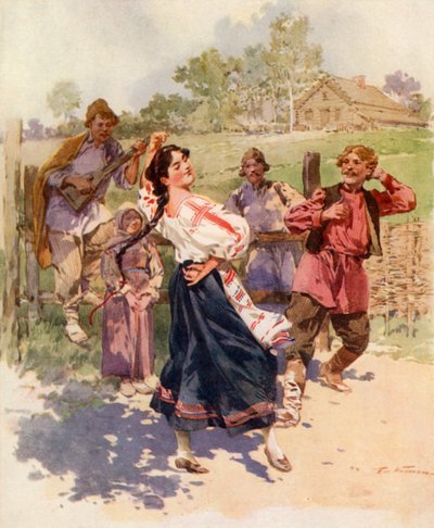 Un baile en la Pequeña Rusia de Frederic de Haenen