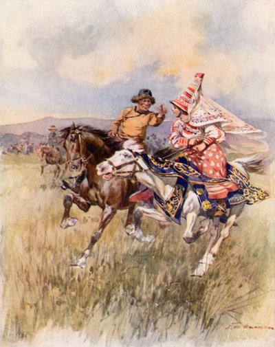 Un cortejo kirguís de Frederic de Haenen