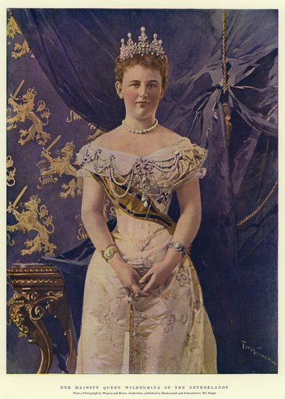 Su Majestad la Reina Guillermina de los Países Bajos de Frederic de Haenen